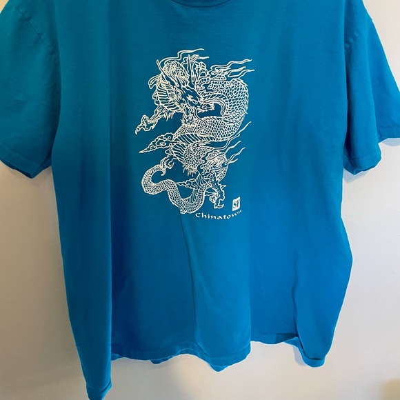 Blue oversized t-shirt - Picture 1 of 3